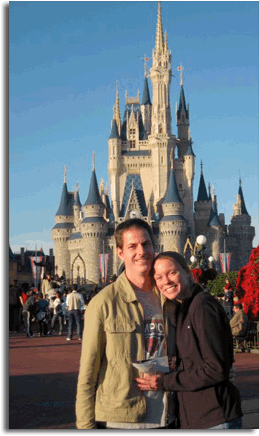 Christie and Derek at Disney World